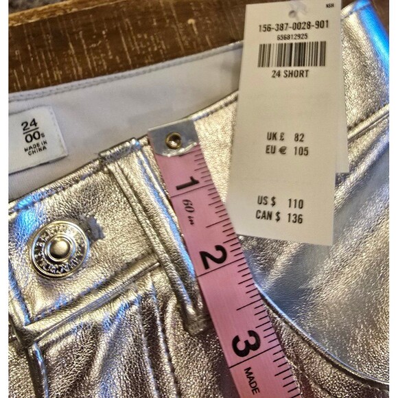 NWT Abercrombie and Fitch silver High Rise 90s Relaxed Jean size 24 / 00 - Picture 7 of 10